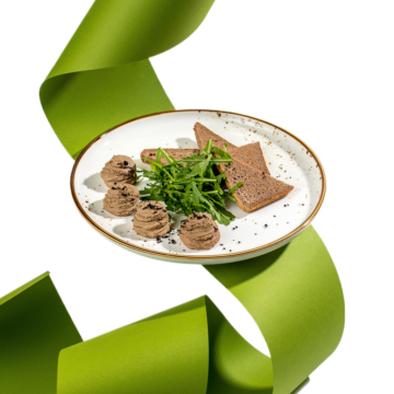 Намазка из куриной печени с хлебом из зеленой гречки, 185 г
